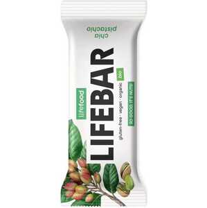 Lifefood Lifebar Raw tyčinka pistáciová s chia semínky 40 g BIO