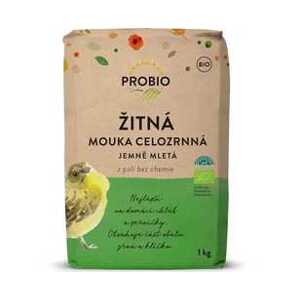 PROBIO Mouka žitná celozrnná jemně mletá 1 kg BIO