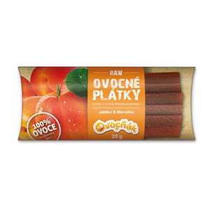 Ovocňák Ovocné plátky jablko meruňka 20 g