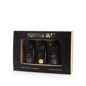 Bohemia olej Dárková kazeta hořčičný + vlašský + sezamový olej 3 x 100 ml