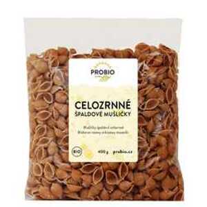 PROBIO Těstoviny Špaldové celozrnné mušličky 400 g BIO