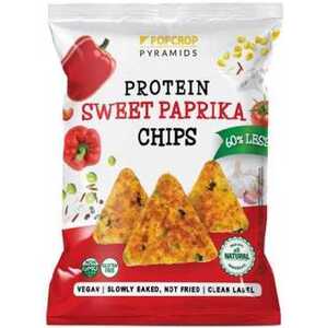 Popcrop Proteinové chipsy s paprikovou příchutí 60 g