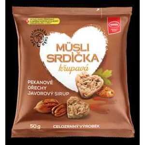 Semix Müsli srdíčka s pekanovými ořechy a javorovým sirupem 50 g