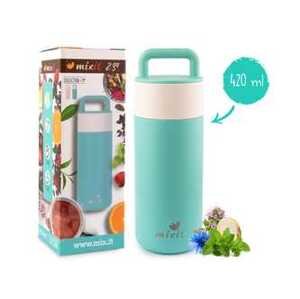 Mixit 2go - Termoska s čajovým sítkem na 420 ml mintová