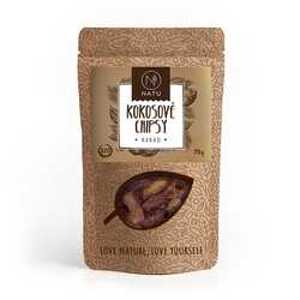 NATU Kokosové chipsy kakao 70 g BIO