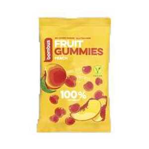 Bombus Fruit Gummies Peach broskvové bonbony 35 g