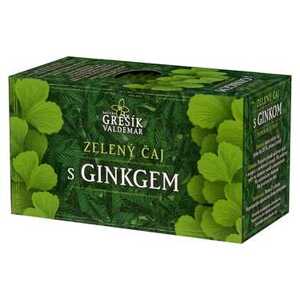 Grešík Zelený čaj s ginkgem 20 x 1,5 g