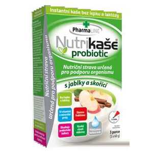 Mogador Nutrikaše Probiotic s jablky a skořicí 180 g (3x60g)