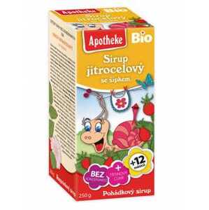 Apotheke Pohádkový sirup Jitrocelový se šípkem 250 g BIO