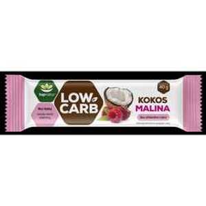 Topnatur Low Carb Tyčinka kokos a malina 40 g