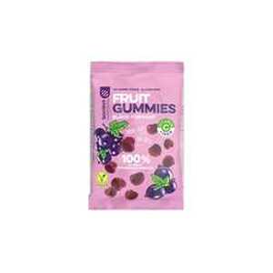 Bombus Fruit Gummies Black currant + Vitamin C černý rybíz želatinové bonbony 35 g