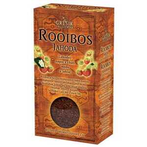 Grešík Čaje 4 světadílů Rooibos Jahoda 70 g