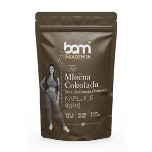Mléčná čokoláda bez přidaného cukru - kapky, 250 g