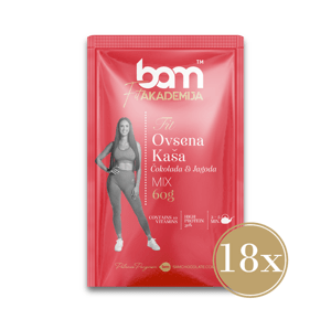 FIT Snídaně, Čokoláda a jahody, 18 ks