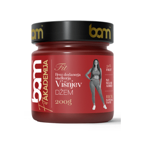 Višňový džem, bez přidaného cukru, 200 g
