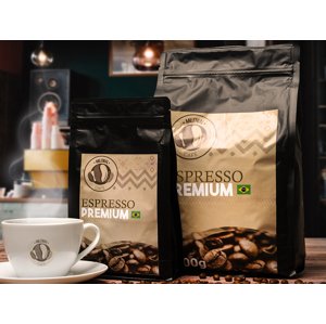 Milenial Cafe Espresso Premium - čerstvě pražená mletá káva Hmotnost: 1000g, Stupeň mletí: Filtr