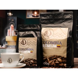 Kolumbie - čerstvě pražená 100% zrnková Arabica káva Milenial Café Hmotnost: 1000g