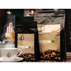 Zrnková káva Brazílie 100% Arabica akce Hmotnost: 1000g