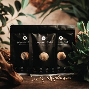 .pepper..field - Kampotský pepř bílý (3x50g) - 2+1 zdarma