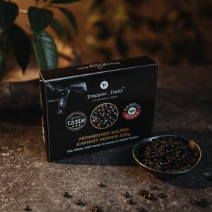 Fermentovaný solený Kampotský pepř - dárkové balení 100g