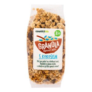 Granola - Křupavé müsli s kokosem 350 g BIO   COUNTRY LIFE