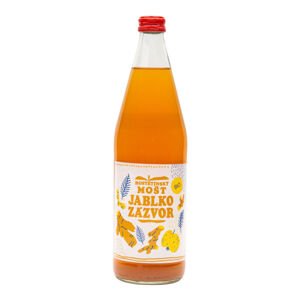 Mošt jablečný se zázvorem 750 ml BIO   MOŠTÁRNA HOSTĚTÍN