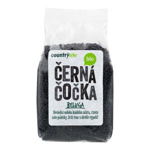 Čočka černá beluga 500 g BIO   COUNTRY LIFE