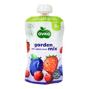 Příkrm ovocné pyré zahradní směs mix - kapsička 120 g   OVKO
