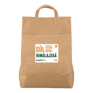 Sůl himálajská růžová hrubá 5 kg   COUNTRY LIFE